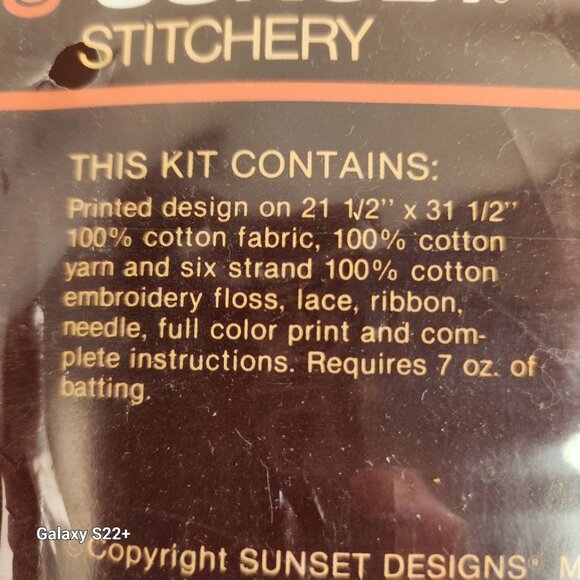 Sunset Stitchery Emily Doll Kit 2867 18" Doll DIY Craft Kit - Picture 7 of 7